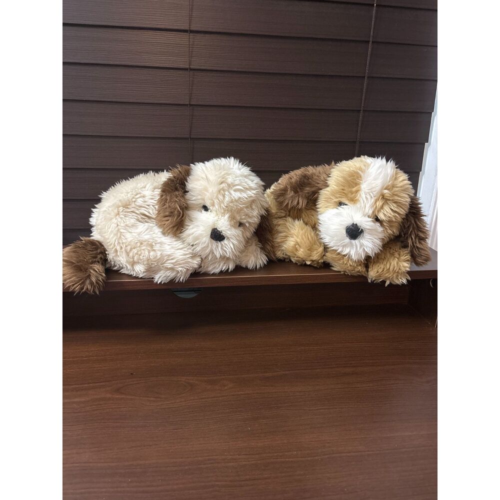 Vintage 1980's Lot Chosun International Plush Realistic Dog